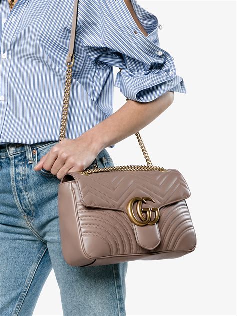 gucci marmont small shoulder bag beige|gg marmont matelassé small bag.